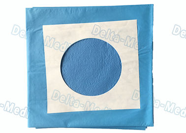 การผ่าตัดด้วยสีฟ้าผ้าปูที่นอนที่ปราศจากเชื้อด้วยหลุมวงกลม / เทปกาว